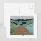 Claude Monet #11-2 - Fine Art Postkarte (Vorne/Hinten)