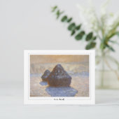 Claude Monet #14-2 - Fine Art Postkarte (Stehend Vorderseite)