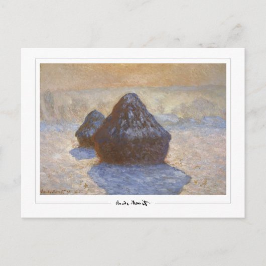 Claude Monet #14-2 - Fine Art Postkarte (Vorderseite)