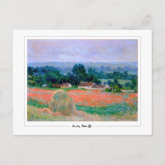 Claude Monet #160-2 - Fine Art Postkarte (Vorderseite)