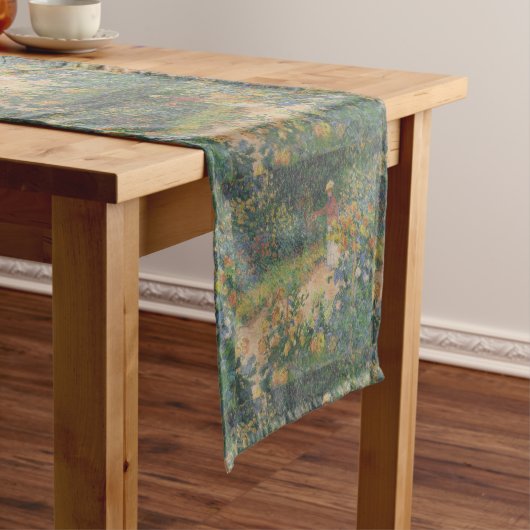 Claude Monet 1895 Vintag im Garten Kurzer Tischläufer (Beispiel)