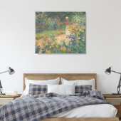 Claude Monet 1895 Vintag im Garten Leinwanddruck (Insitu (Schlafzimmer))