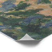 Claude Monet 1895 Vintag im Garten Poster (Ecke)