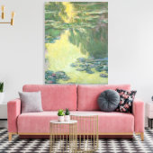 Claude Monet 1907 Vintage Wasserlilien Leinwanddruck (Insitu (Wohnzimmer))