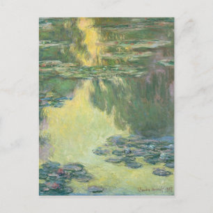 Claude Monet 1907 Vintage Wasserlilien Postkarte
