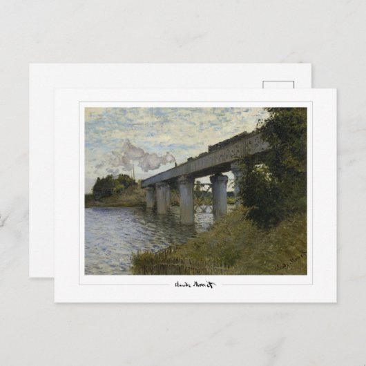 Claude Monet #21 - Fine Art Postkarte (Vorne/Hinten)