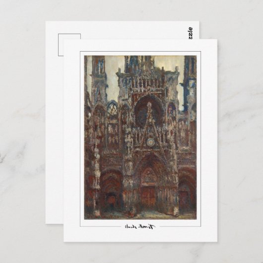 Claude Monet #245-2 - Fine Art Postkarte (Vorne/Hinten)