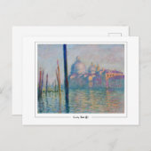 Claude Monet #257-2 - Fine Art Postkarte (Vorne/Hinten)