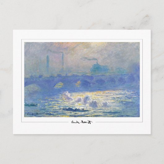 Claude Monet #25-2 - Fine Art Postkarte (Vorderseite)