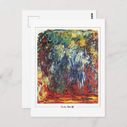 Claude Monet #285-2 - Fine Art Postkarte (Vorne/Hinten)