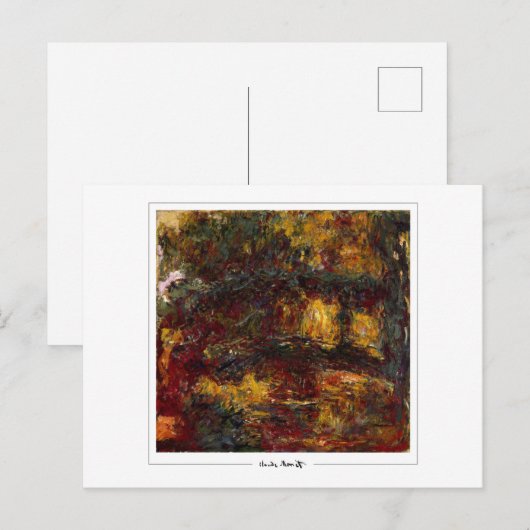 Claude Monet #2-2 - Fine Art Postkarte (Vorne/Hinten)