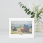 Claude Monet #31 - Fine Art Postkarte (Stehend Vorderseite)