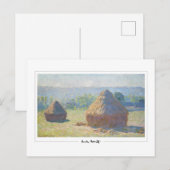 Claude Monet #31 - Fine Art Postkarte (Vorne/Hinten)
