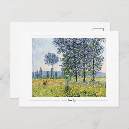 Claude Monet #327-2 - Fine Art Postkarte (Vorne/Hinten)