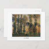 Claude Monet #355-2 - Fine Art Postkarte (Vorne/Hinten)