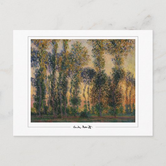 Claude Monet #355-2 - Fine Art Postkarte (Vorderseite)