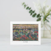 Claude Monet #35-2 - Fine Art Postkarte (Stehend Vorderseite)