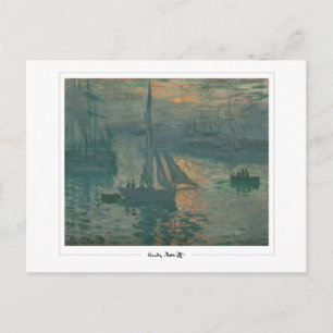 Claude Monet #36-2 - Feine Kunst Postkarte