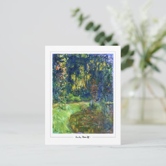 Claude Monet #398 - Fine Art Postkarte (Stehend Vorderseite)