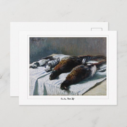 Claude Monet #44-2 - Fine Art Postkarte (Vorne/Hinten)