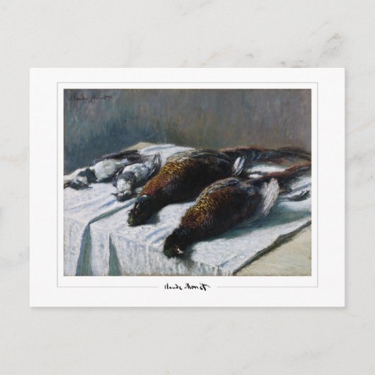 Claude Monet #44-2 - Fine Art Postkarte (Vorderseite)