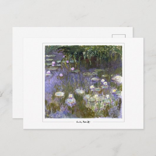 Claude Monet #46-2 - Fine Art Postkarte (Vorne/Hinten)