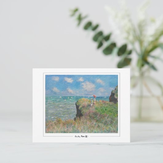 Claude Monet #47-2 - Fine Art Postkarte (Stehend Vorderseite)