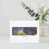 Claude Monet #485 - Fine Art Postkarte (Stehend Vorderseite)