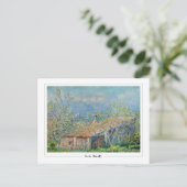 Claude Monet #50-2 - Fine Art Postkarte (Stehend Vorderseite)