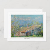 Claude Monet #50-2 - Fine Art Postkarte (Vorne/Hinten)