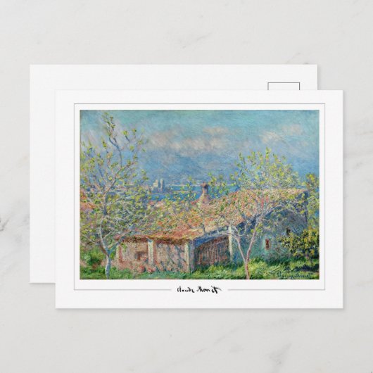 Claude Monet #50-2 - Fine Art Postkarte (Vorne/Hinten)