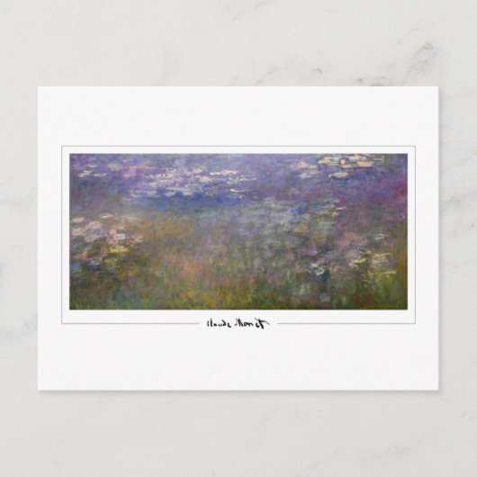 Claude Monet #551-2 - Fine Art Postkarte (Vorderseite)