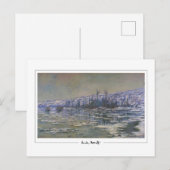 Claude Monet #55 - Fine Art Postkarte (Vorne/Hinten)