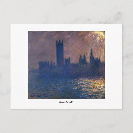 Claude Monet #57 - Fine Art Postkarte (Vorderseite)