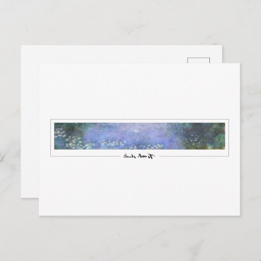 Claude Monet #598-2 - Fine Art Postkarte (Vorne/Hinten)