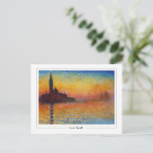 Claude Monet #658-2 - Fine Art Postkarte (Stehend Vorderseite)