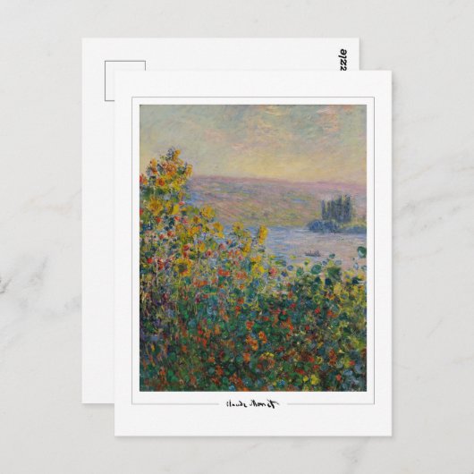 Claude Monet #8-2 - Fine Art Postkarte (Vorne/Hinten)