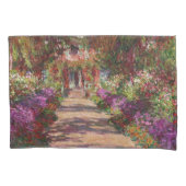 Claude Monet | A Pathway in Monet's Garden Kissenbezug (Vorderseite)