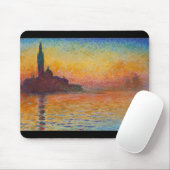 Claude Monet, Abendmahl in Venedig Mousepad (Mit Mouse)
