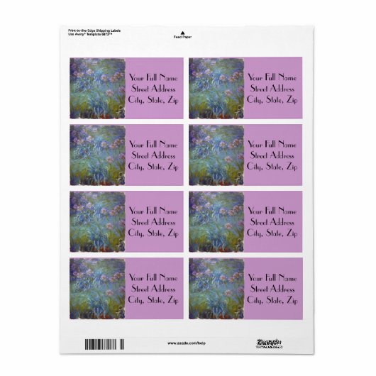 Claude Monet Agapanthus (Vorne)