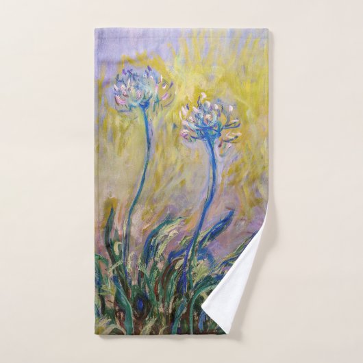 Claude Monet - Agapanthus Badhandtuch Set (Handtuch)
