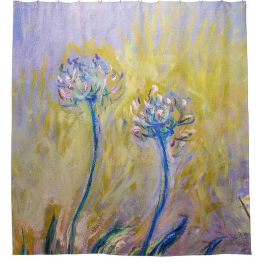 Claude Monet - Agapanthus Duschvorhang (Vorderseite)