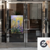 Claude Monet - Agapanthus Fensteraufkleber (Büro Tür)