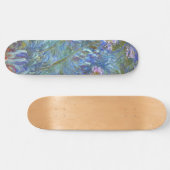 Claude Monet Agapanthus Fine Art Floral GalleryHD Skateboard (Horizontal)