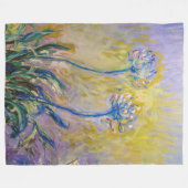Claude Monet - Agapanthus Fleecedecke (Vorderseite (Horizontal))