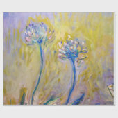 Claude Monet - Agapanthus Geschenkpapier (Flach)