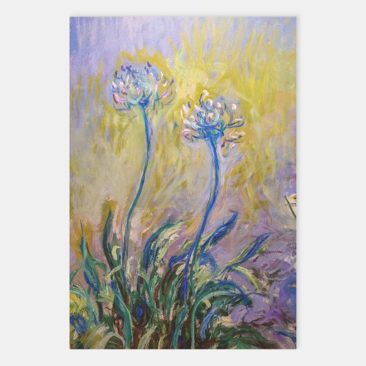 Claude Monet - Agapanthus Geschenkpapier Set