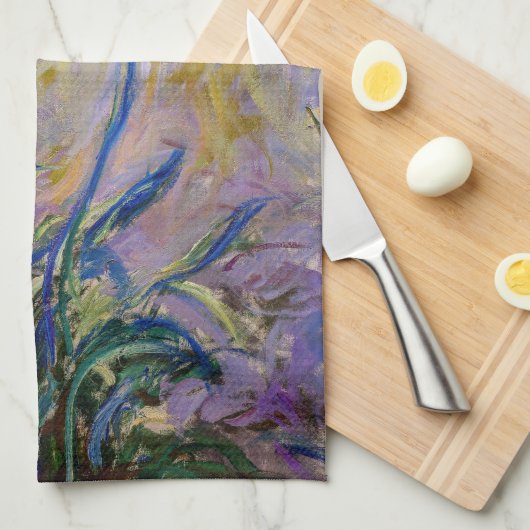 Claude Monet - Agapanthus Geschirrtuch (Viertel Falte)