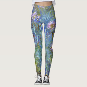 Claude Monet Agapanthus Gran Café Al Porto Leggings