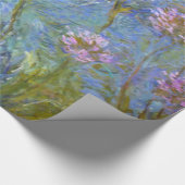 Claude Monet Agapanthus Kunstgalerie Al Porto Geschenkpapier (Ecke)